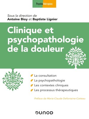 cover image of Clinique et psychopathologie de la douleur